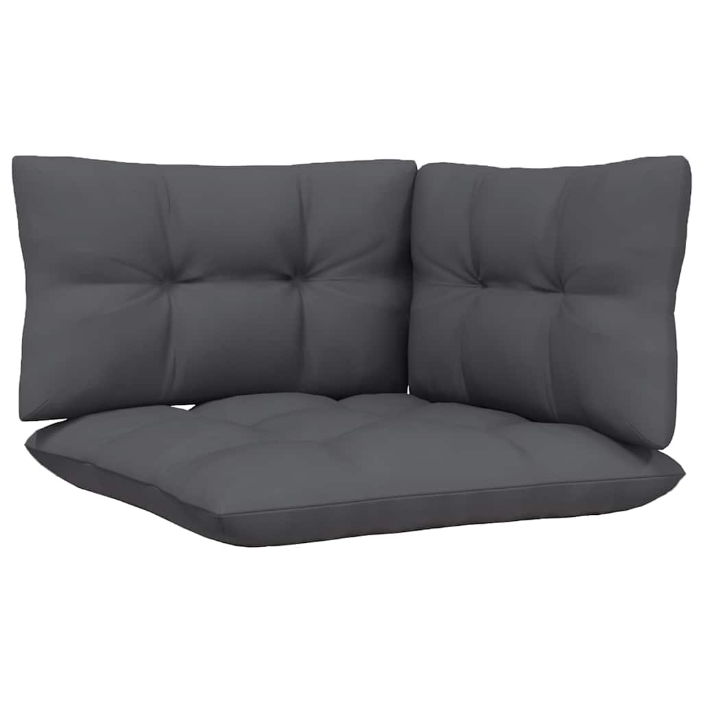 Set Salotto da Giardino 6 pz con Cuscini Legno Massello di Pino