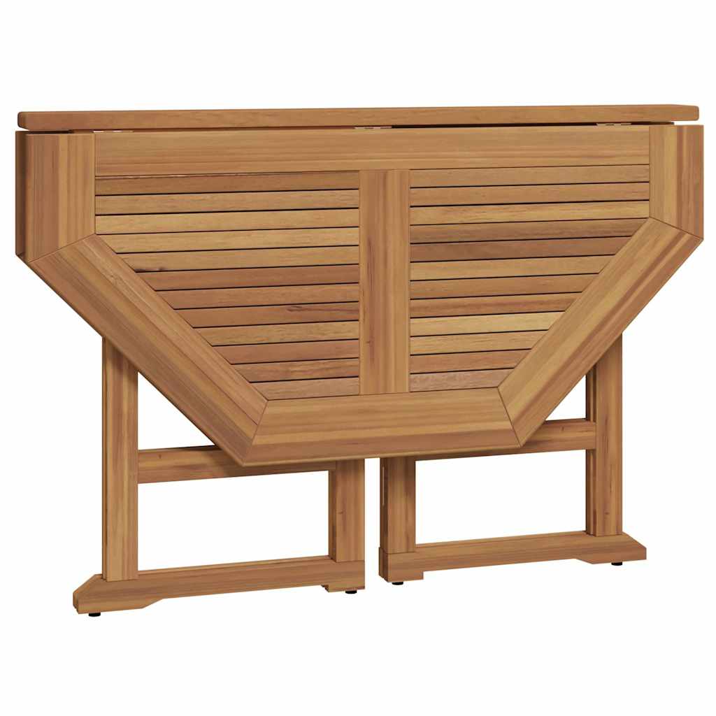 Set da Pranzo Pieghevole per Esterni 5pz Legno Massello di Teak
