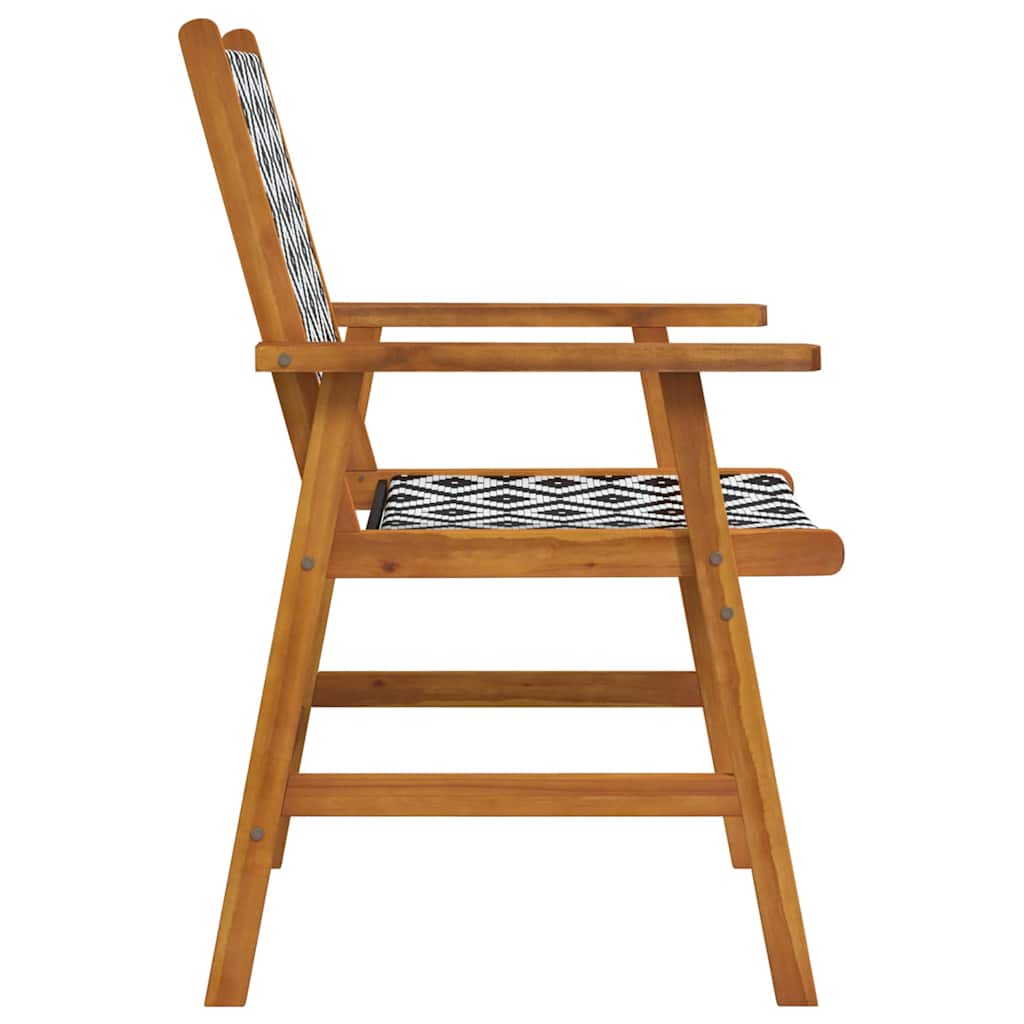 Sedie da giardino 8 pz in Legno Massello di Acacia