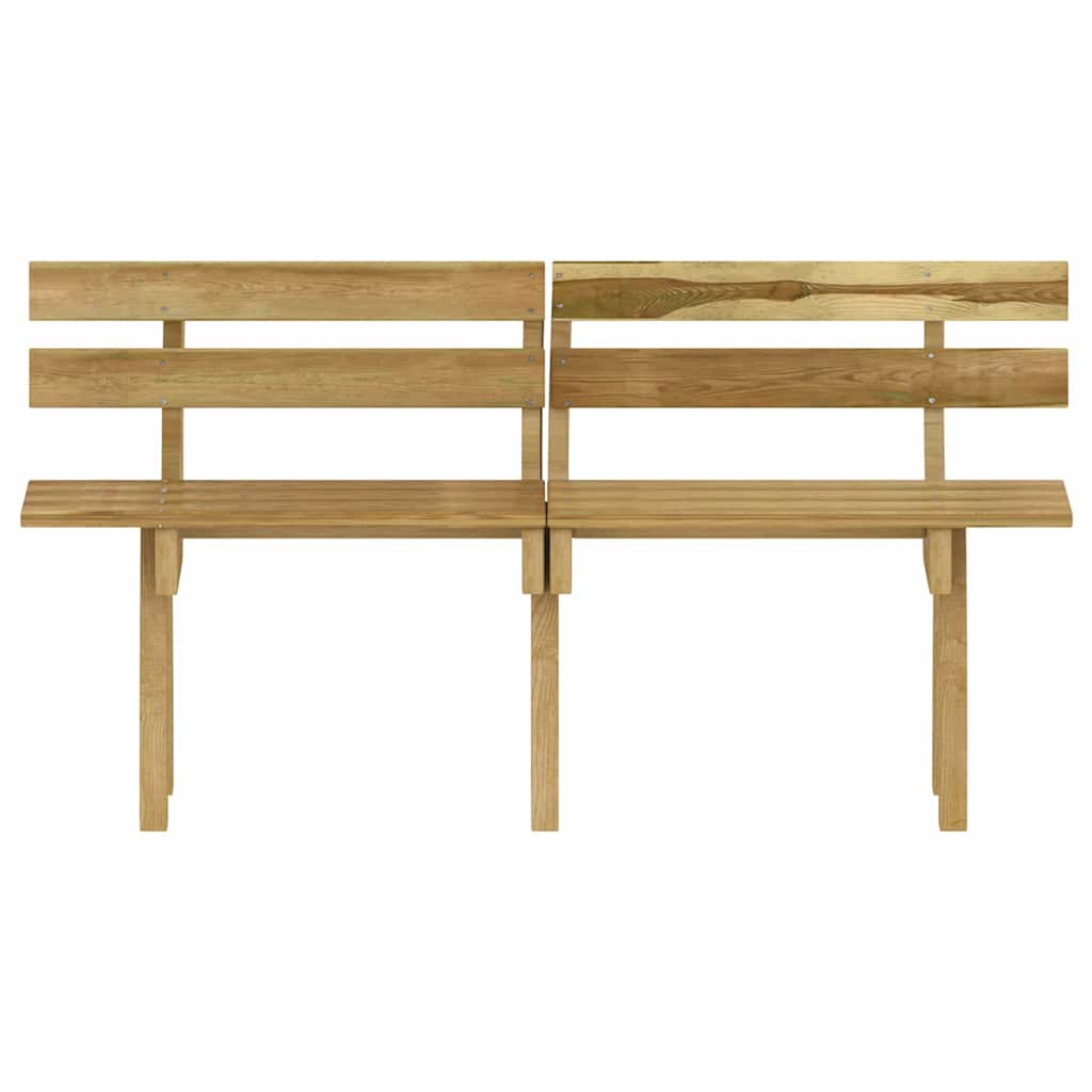Set da Pranzo da Giardino 3 pz in Legno di Pino Impregnato