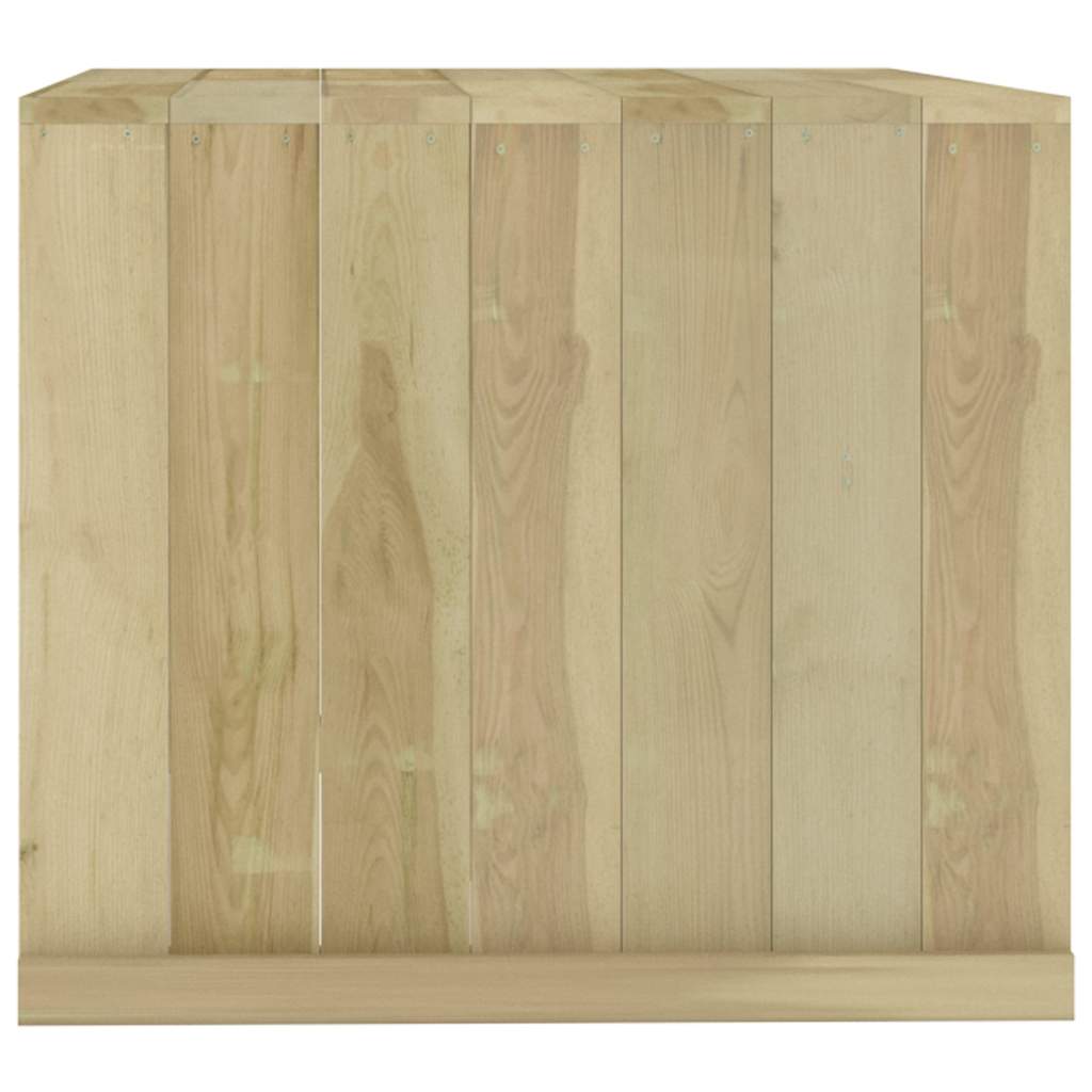 Set da Pranzo per Giardino 3 pz in Legno di Pino Impregnato
