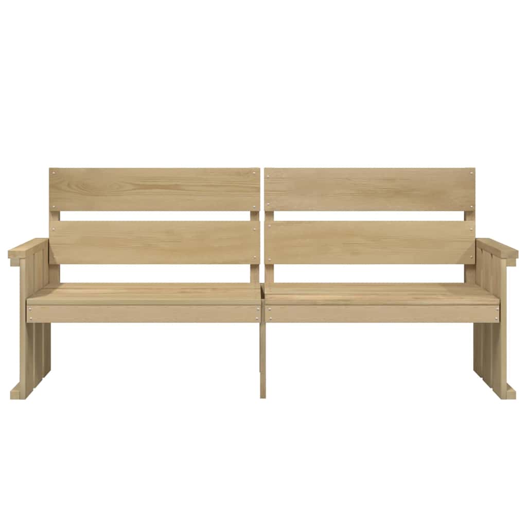 Set da Pranzo per Giardino 4 pz in Legno di Pino Impregnato