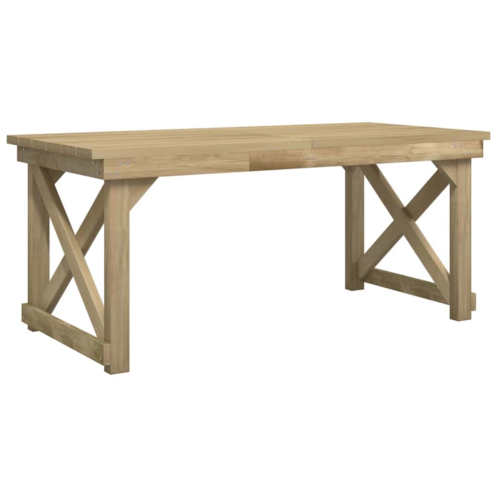 Set da Pranzo per Giardino 4 pz in Legno di Pino Impregnato