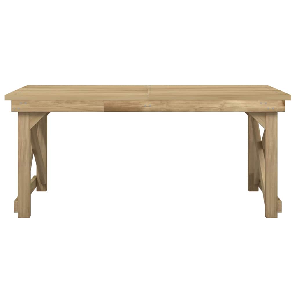Set da Pranzo per Giardino 4 pz in Legno di Pino Impregnato