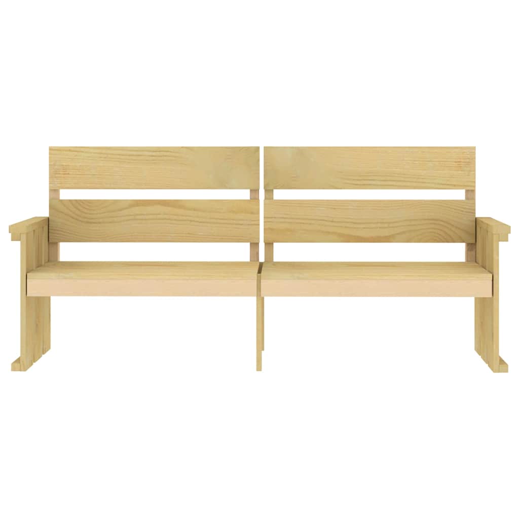 Set da Pranzo da Giardino 4 pz in Legno di Pino Impregnato