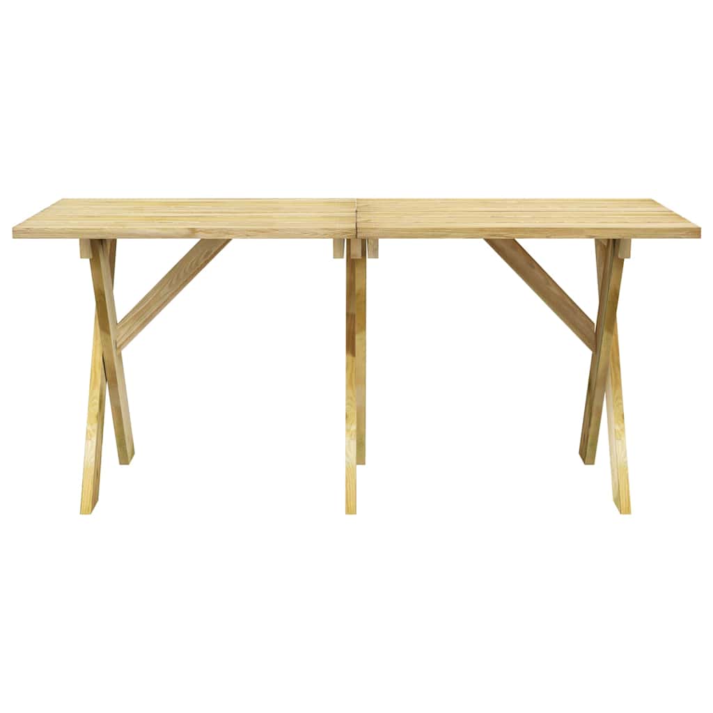 Set da Pranzo da Giardino 4 pz in Legno di Pino Impregnato