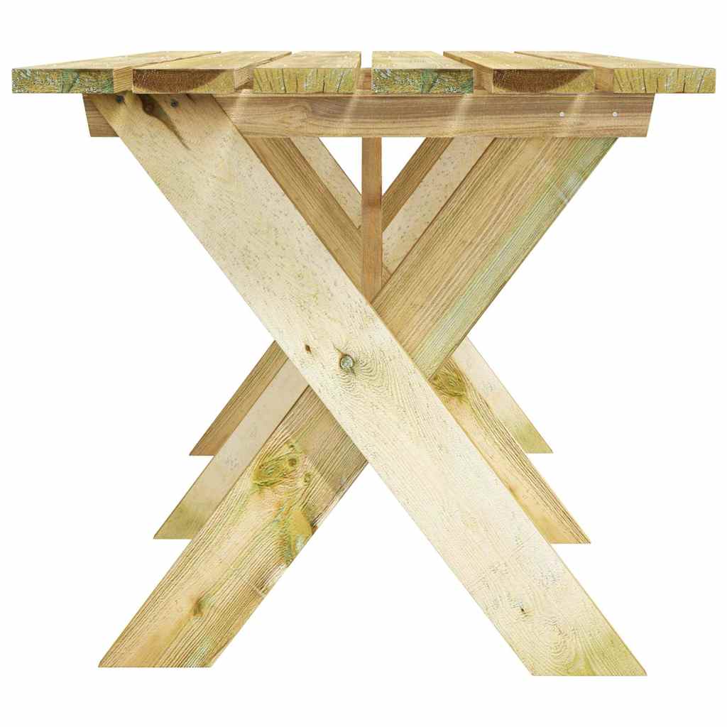 Set da Pranzo da Giardino 4 pz in Legno di Pino Impregnato