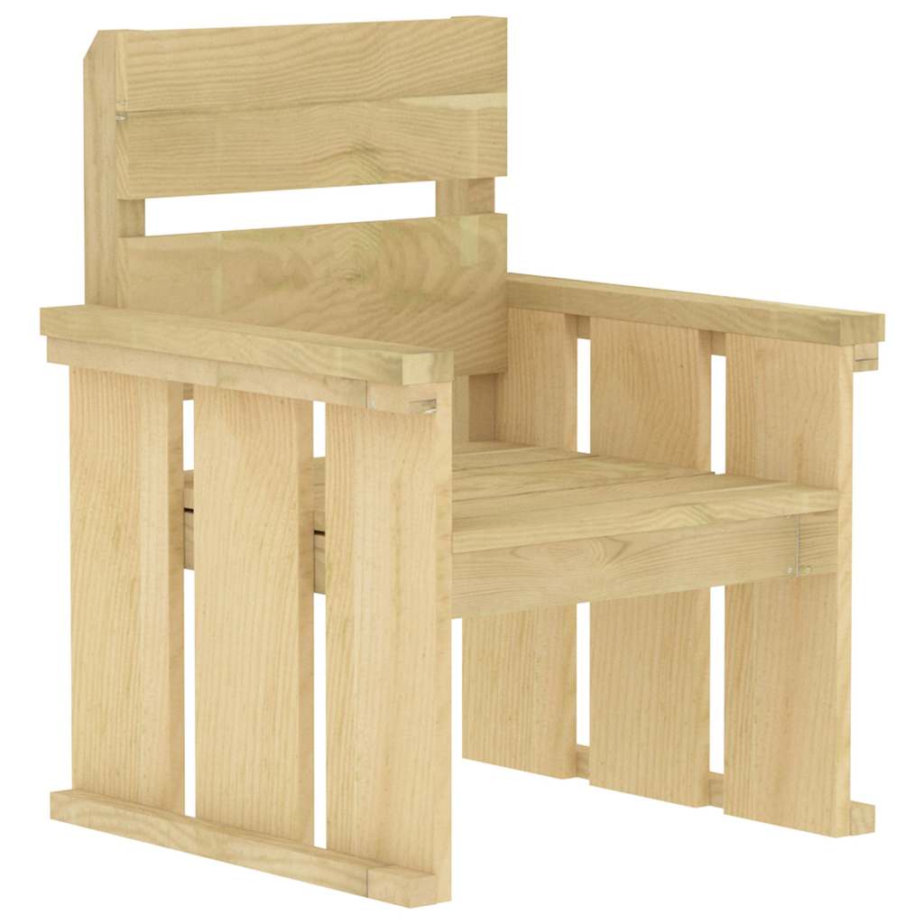 Set da Pranzo da Giardino 5 pz in Legno di Pino Impregnato