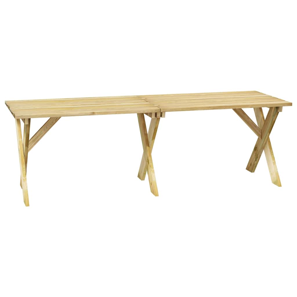 Set da Pranzo da Giardino 3 pz in Legno di Pino Impregnato