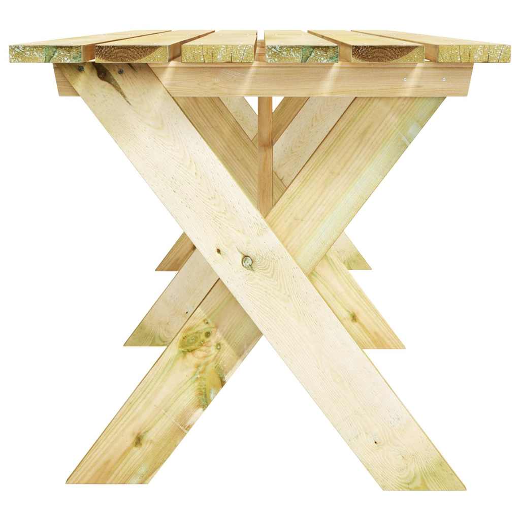 Set da Pranzo da Giardino 3 pz in Legno di Pino Impregnato
