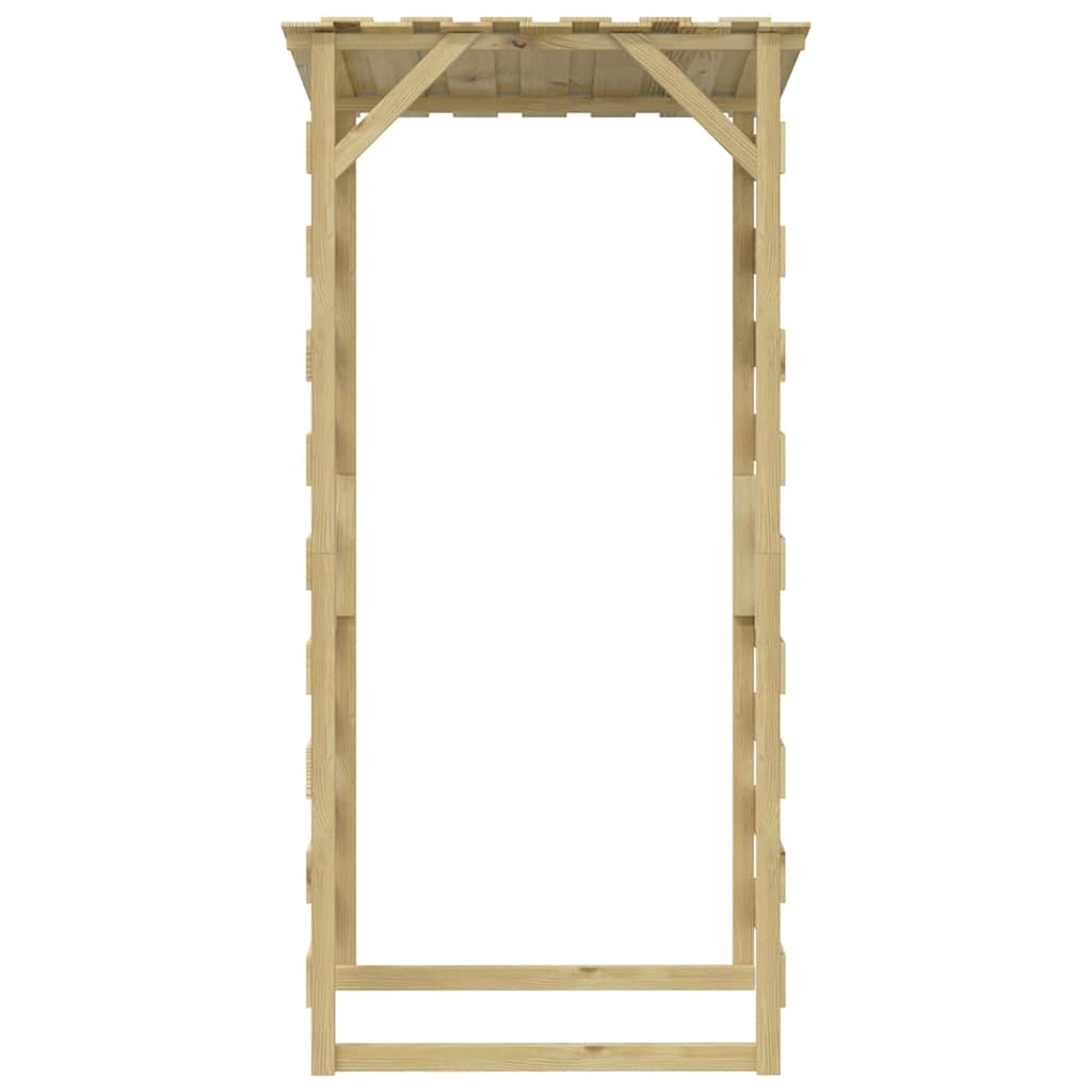 Pergole con Tetto 3 pz 100x90x200 cm Legno di Pino Impregnato