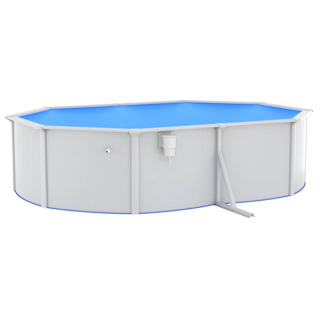 Piscina con Pompa Filtro a Sabbia 490x360x120 cm
