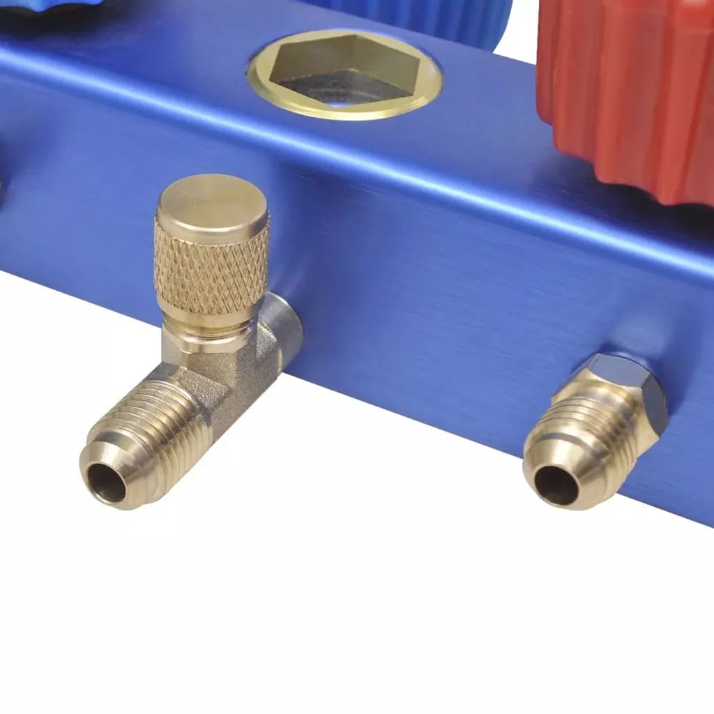 Kit Pompa di Aspirazione 50 L/min con Manometro a 2 Vie