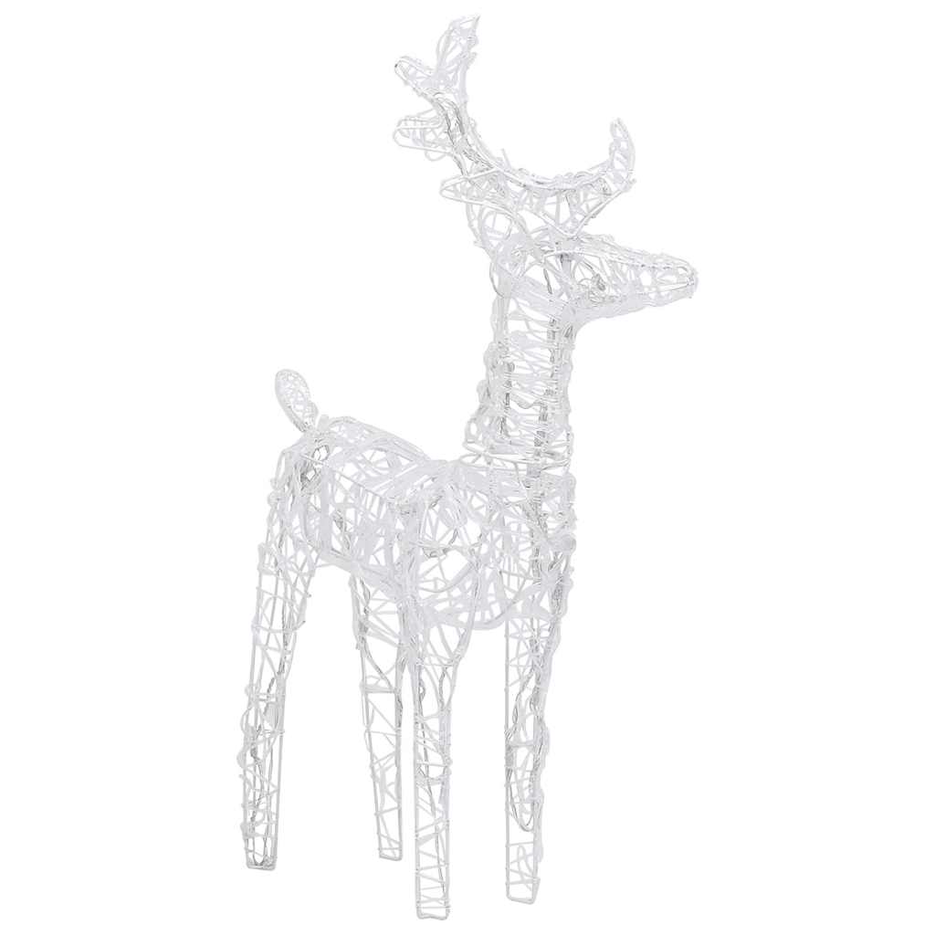 Decorazione Natalizia Renne e Slitta 320 LED Acrilico