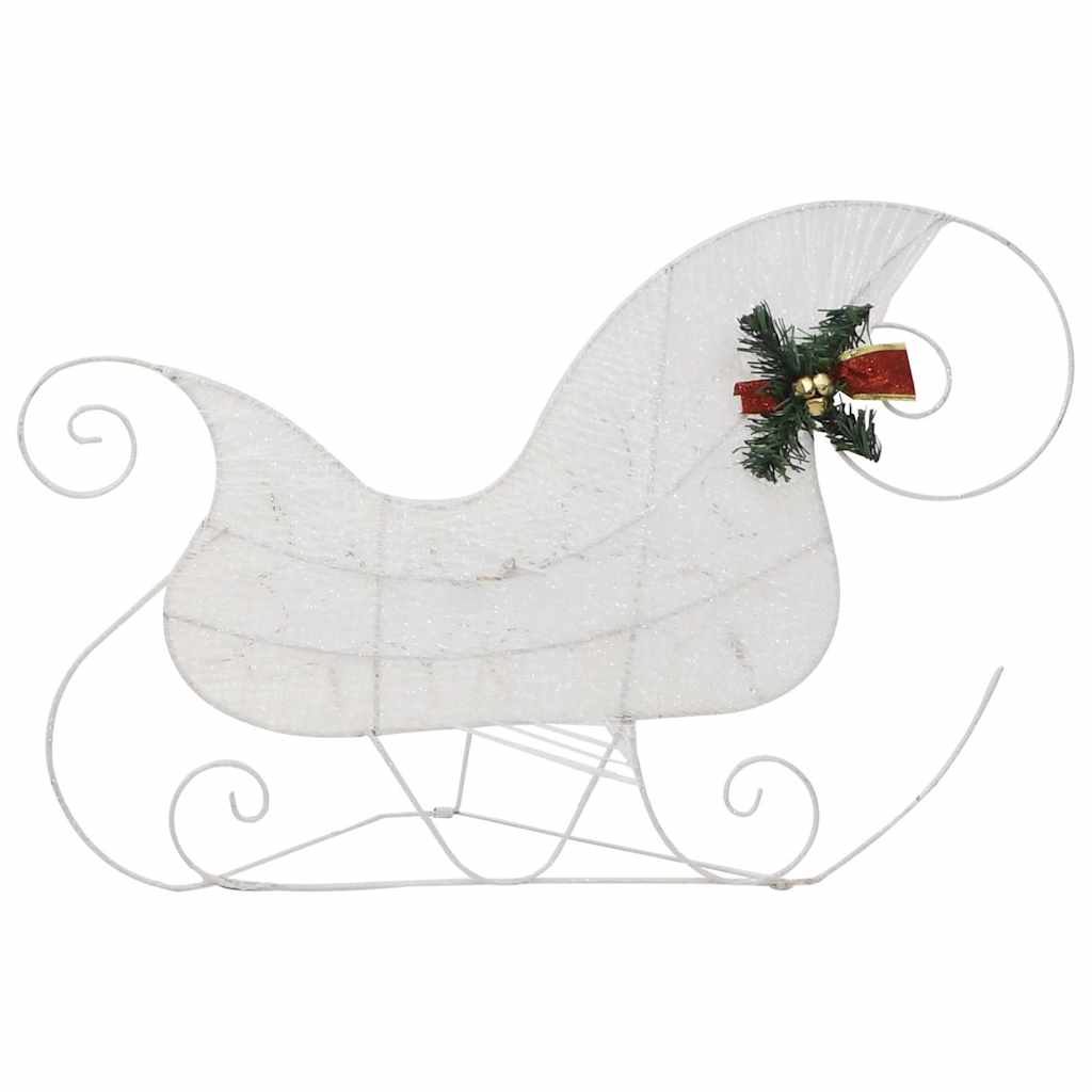 Renne e Slitta di Natale Decorazione Esterni 100 LED Bianco
