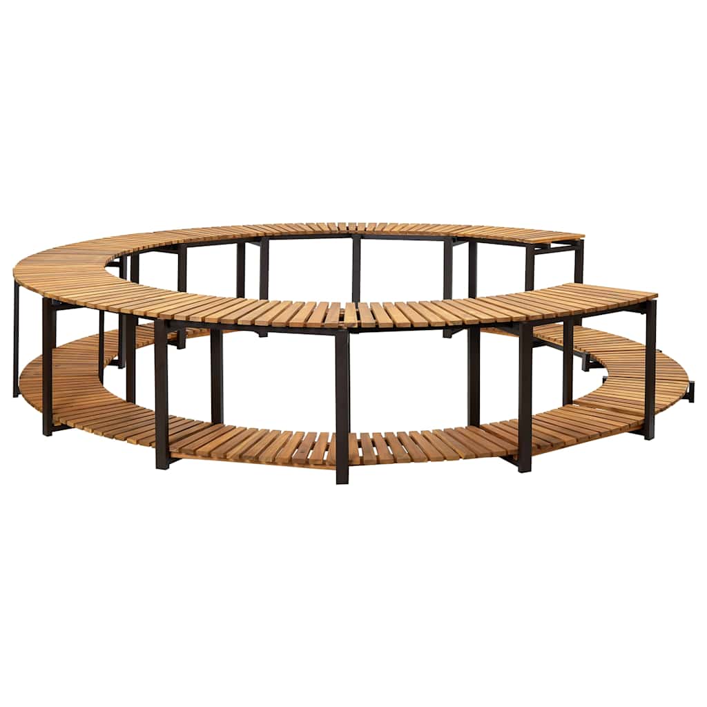 Bordo per Spa in Legno d'Acacia 273x53 cm