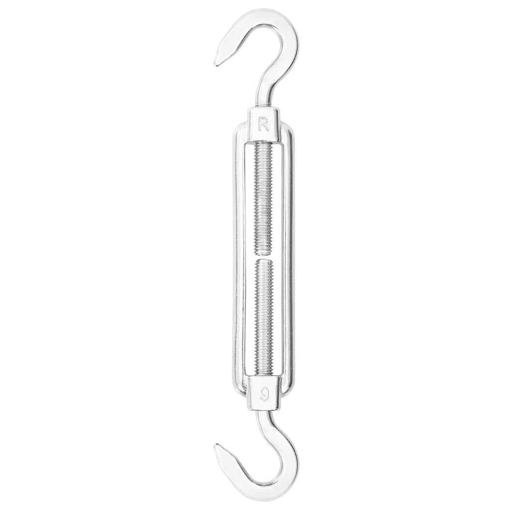 Set Accessori per Vela Parasole 12 pz in Acciaio Inossidabile