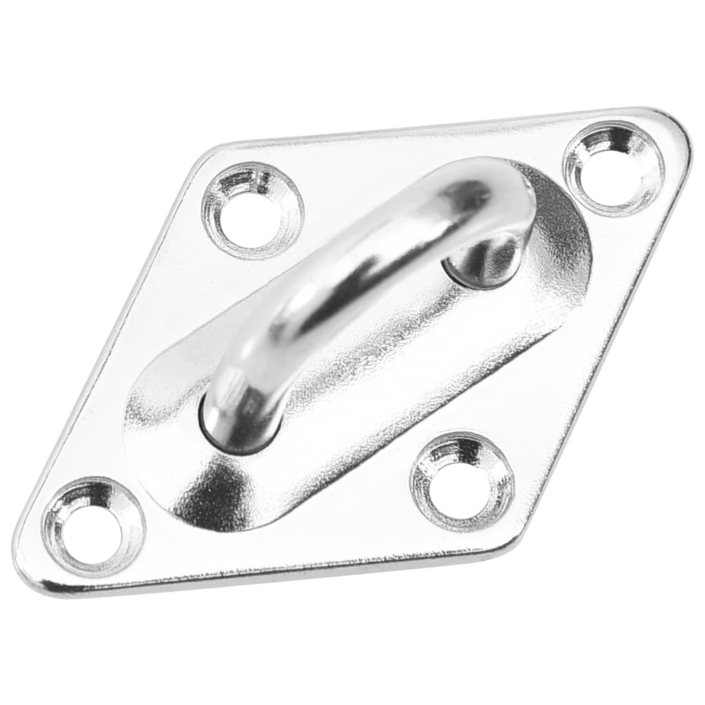 Set Accessori per Vela Parasole 12 pz in Acciaio Inossidabile