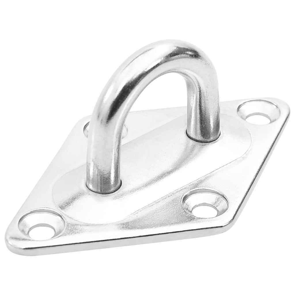 Set Accessori per Vela Parasole 12 pz in Acciaio Inossidabile