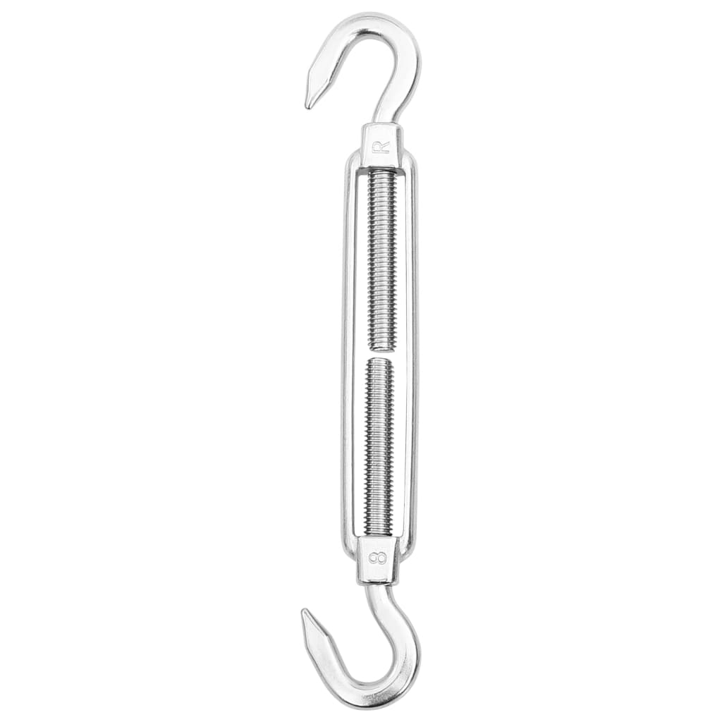 Set Accessori per Vela Parasole 12 pz in Acciaio Inossidabile