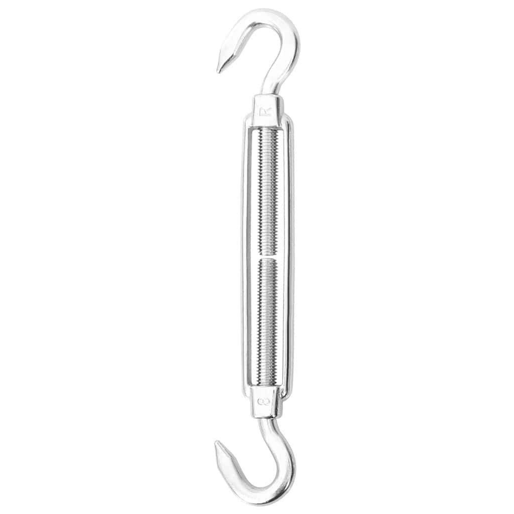 Set Accessori per Vela Parasole 9 pz in Acciaio Inossidabile