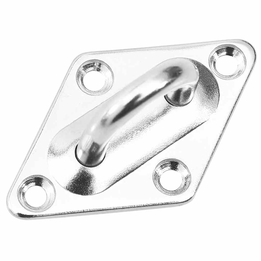 Set Accessori per Vela Parasole 9 pz in Acciaio Inossidabile