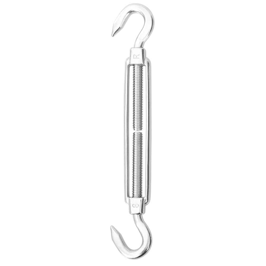 Set Accessori per Vela Parasole 8 pz in Acciaio Inossidabile