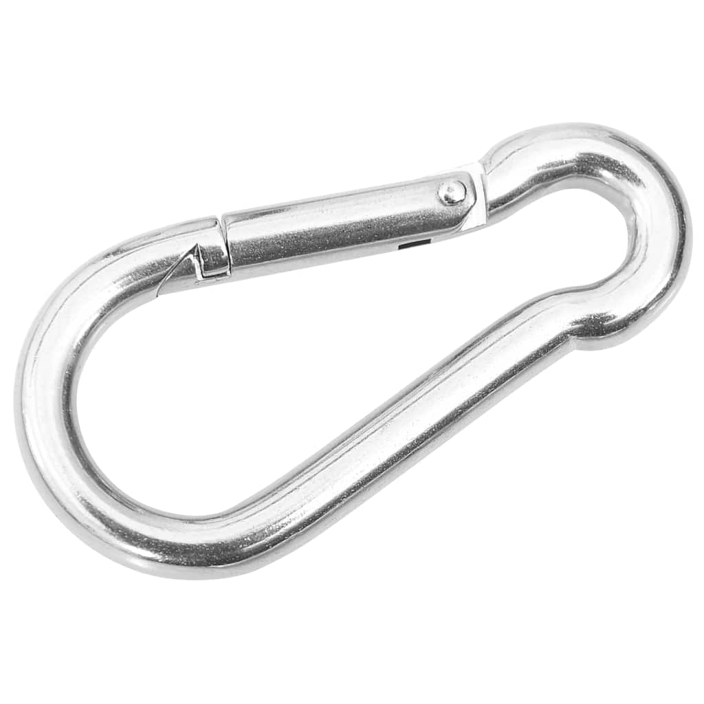 Set Accessori per Vela Parasole 9 pz in Acciaio Inossidabile