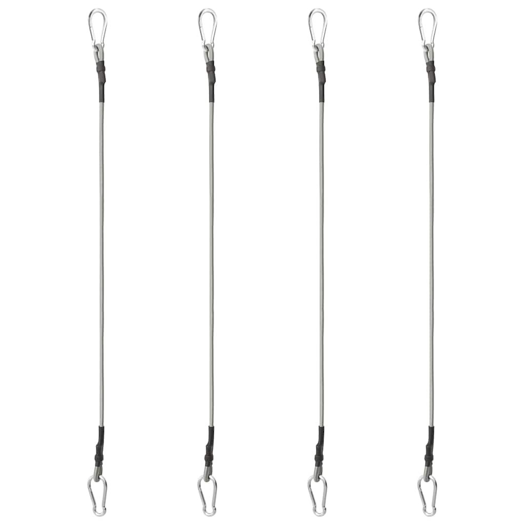 Corde con Moschettone 4 pz Gomma