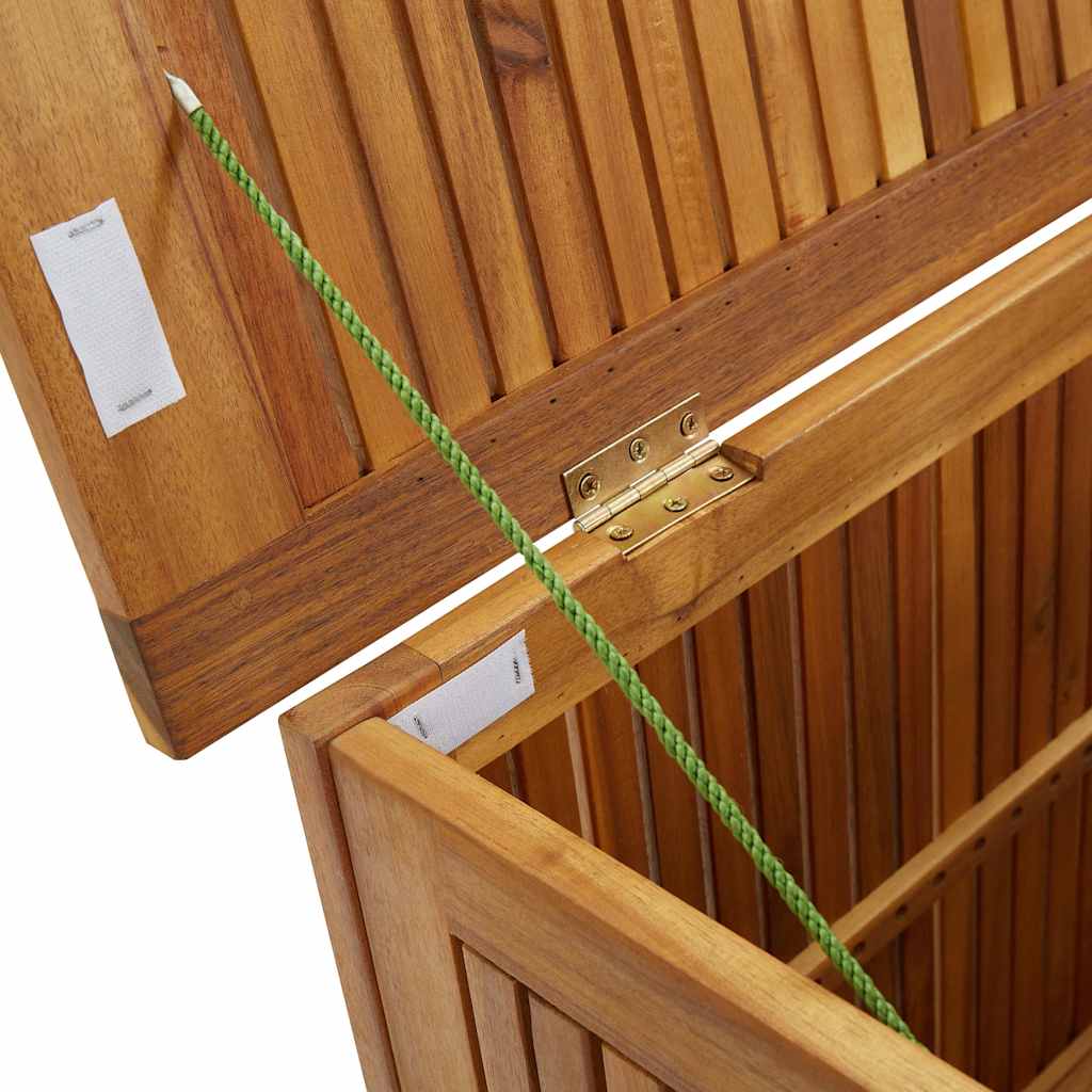 Contenitore da Giardino 60x50x58 cm in Legno Massello di Acacia