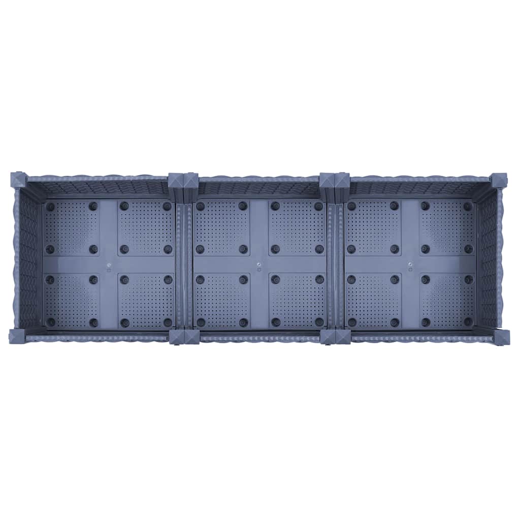 Fioriera Rialzata 120x40x71 cm in Polipropilene