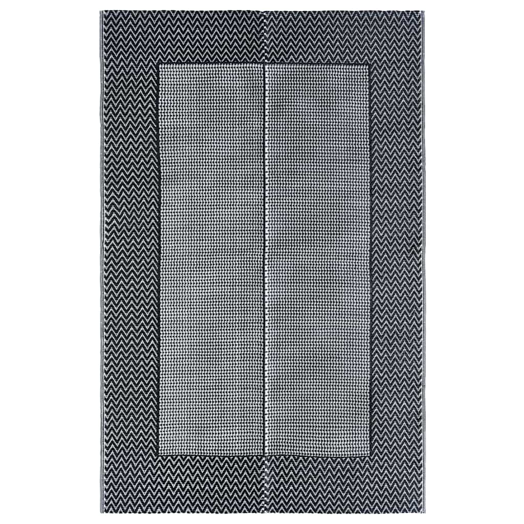 Tappeto da Esterni ARAKIL Grigio 120x180 cm in PP