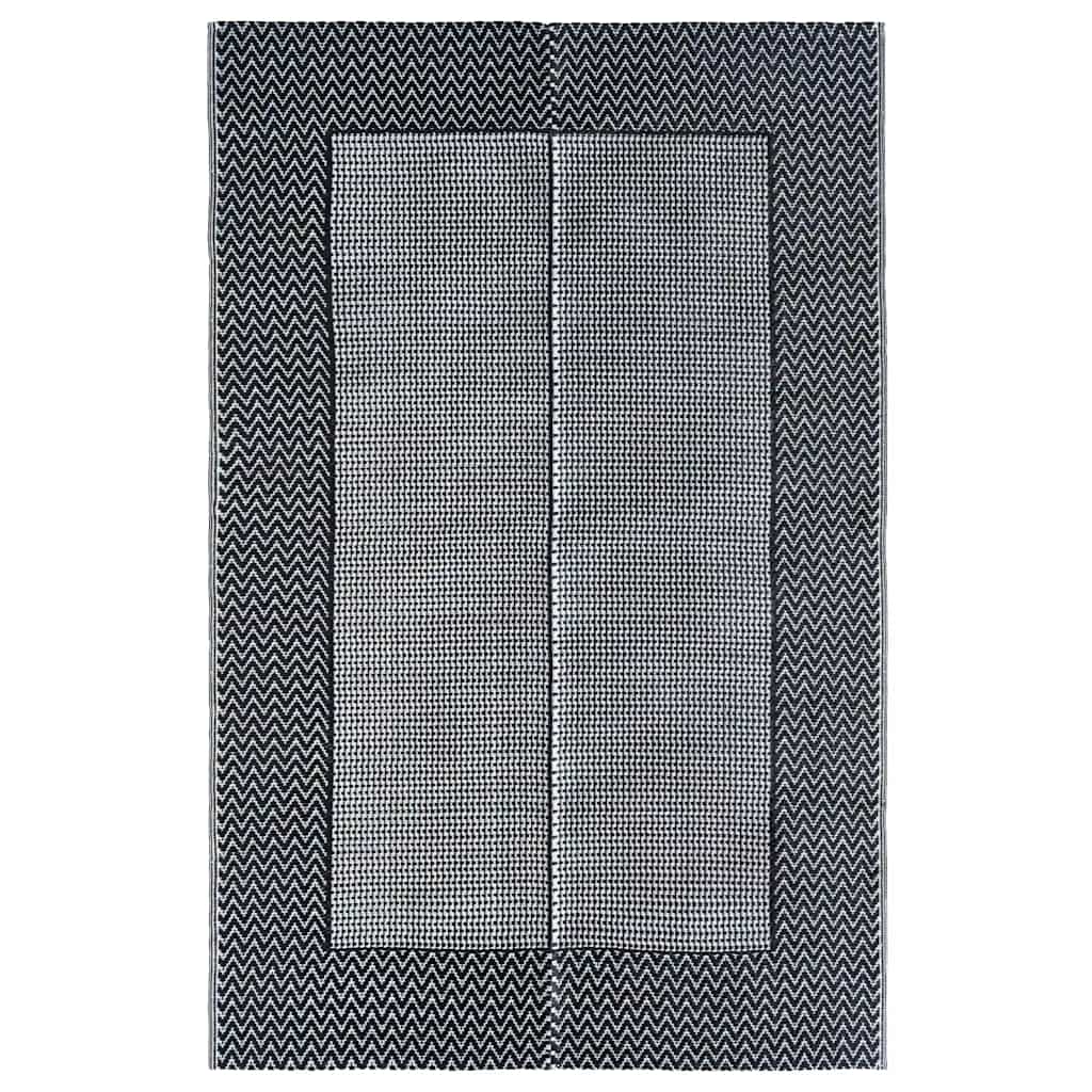 Tappeto da Esterni ARAKIL Grigio 190x290 cm in PP