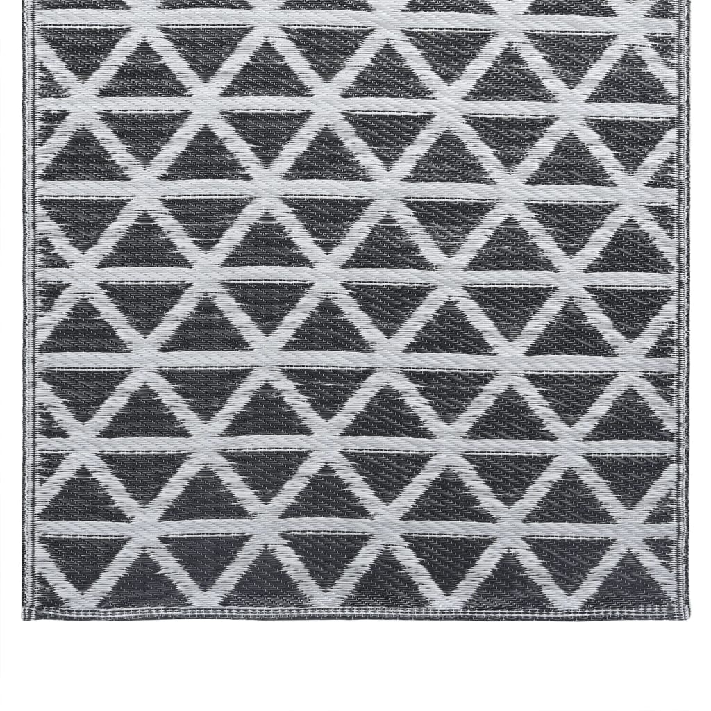 Tappeto da Esterni ARAKIL Nero 120x180 cm in PP
