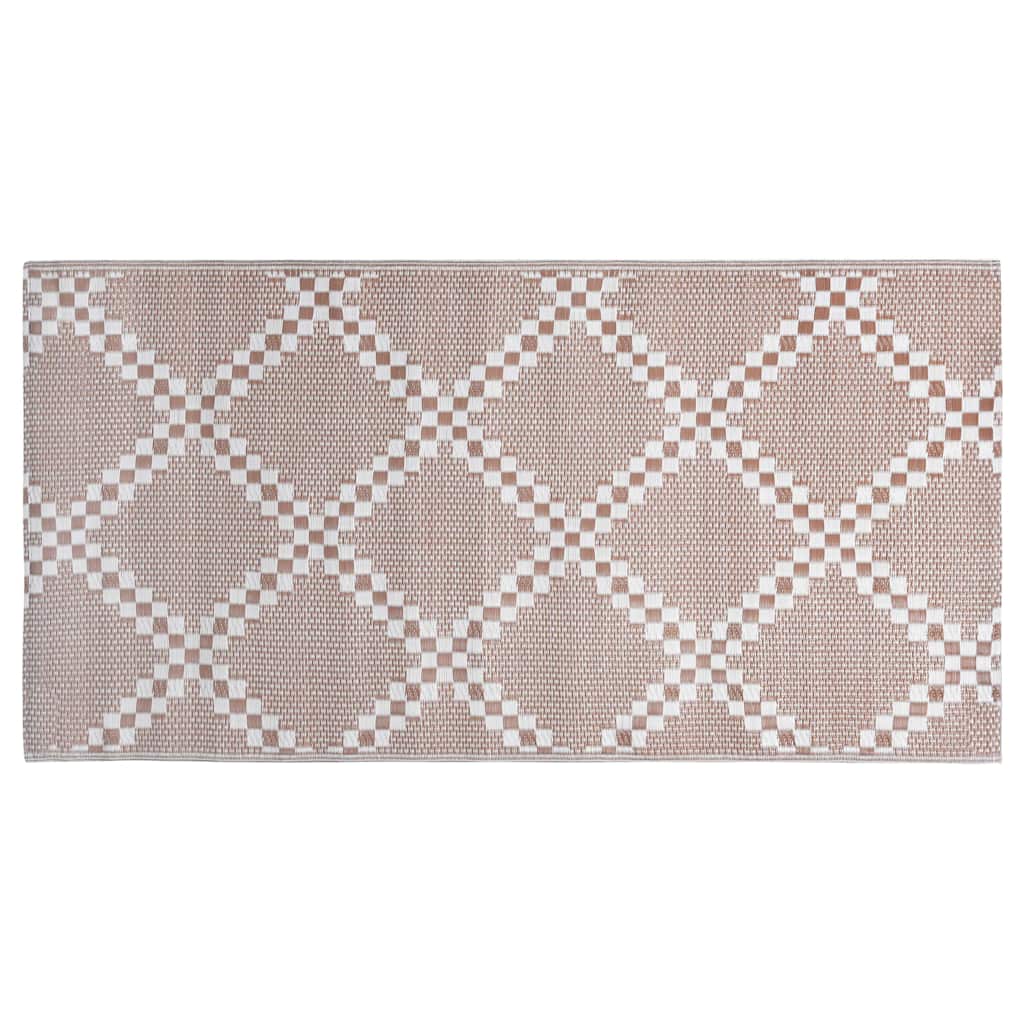 Tappeto da Esterni ARAKIL Marrone 80x150 cm in PP