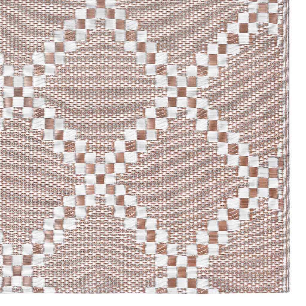Tappeto da Esterni ARAKIL Marrone 80x150 cm in PP