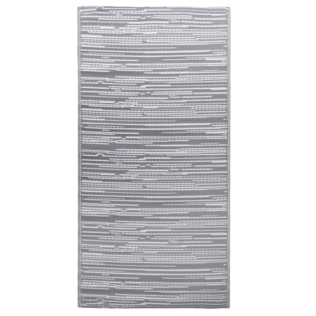 Tappeto da Esterni ARAKIL Grigio 120x180 cm in PP