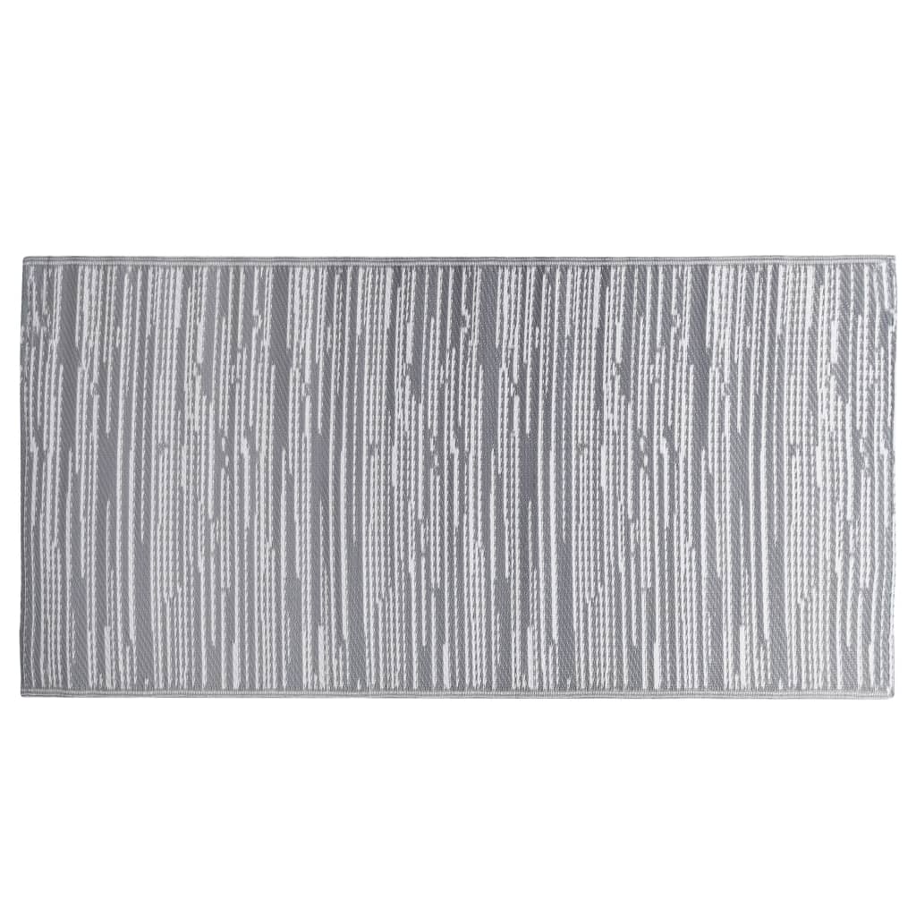 Tappeto da Esterni ARAKIL Grigio 120x180 cm in PP