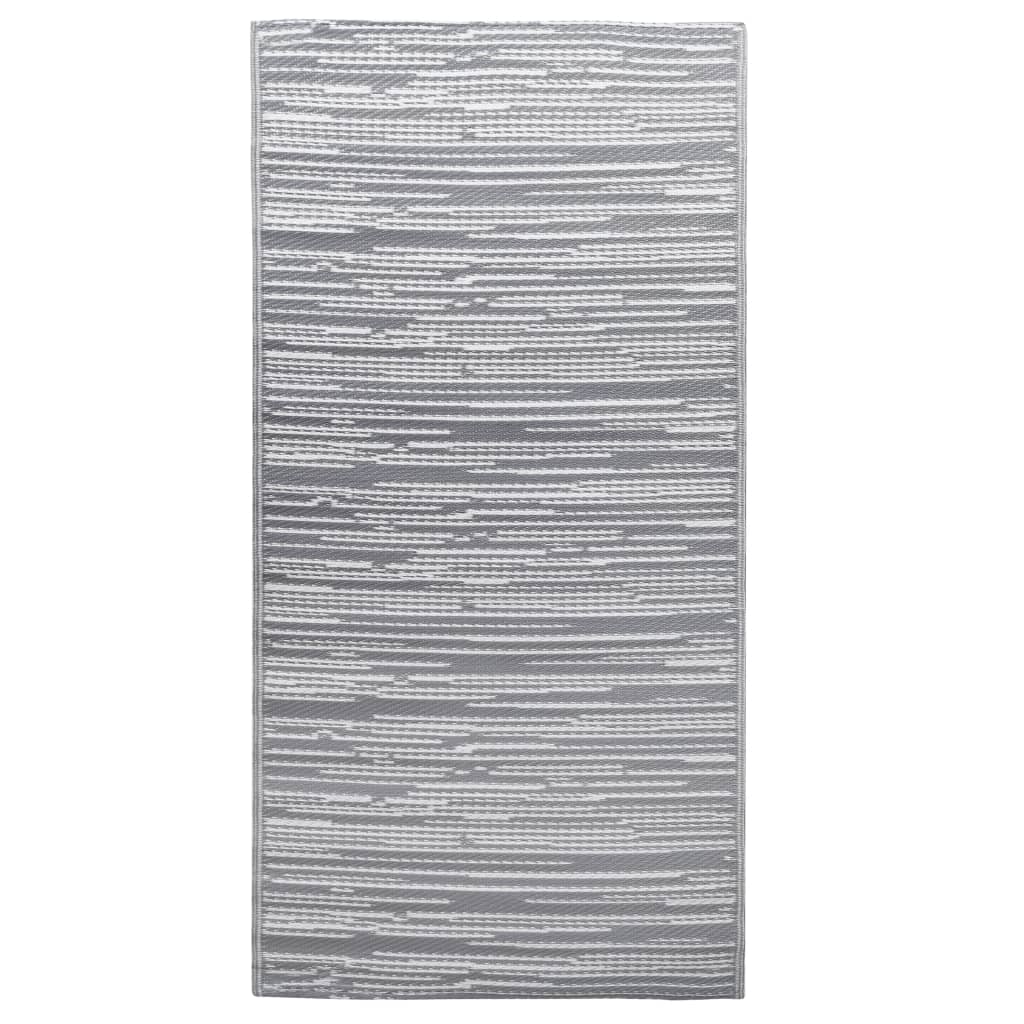 Tappeto da Esterni ARAKIL Grigio 160x230 cm in PP