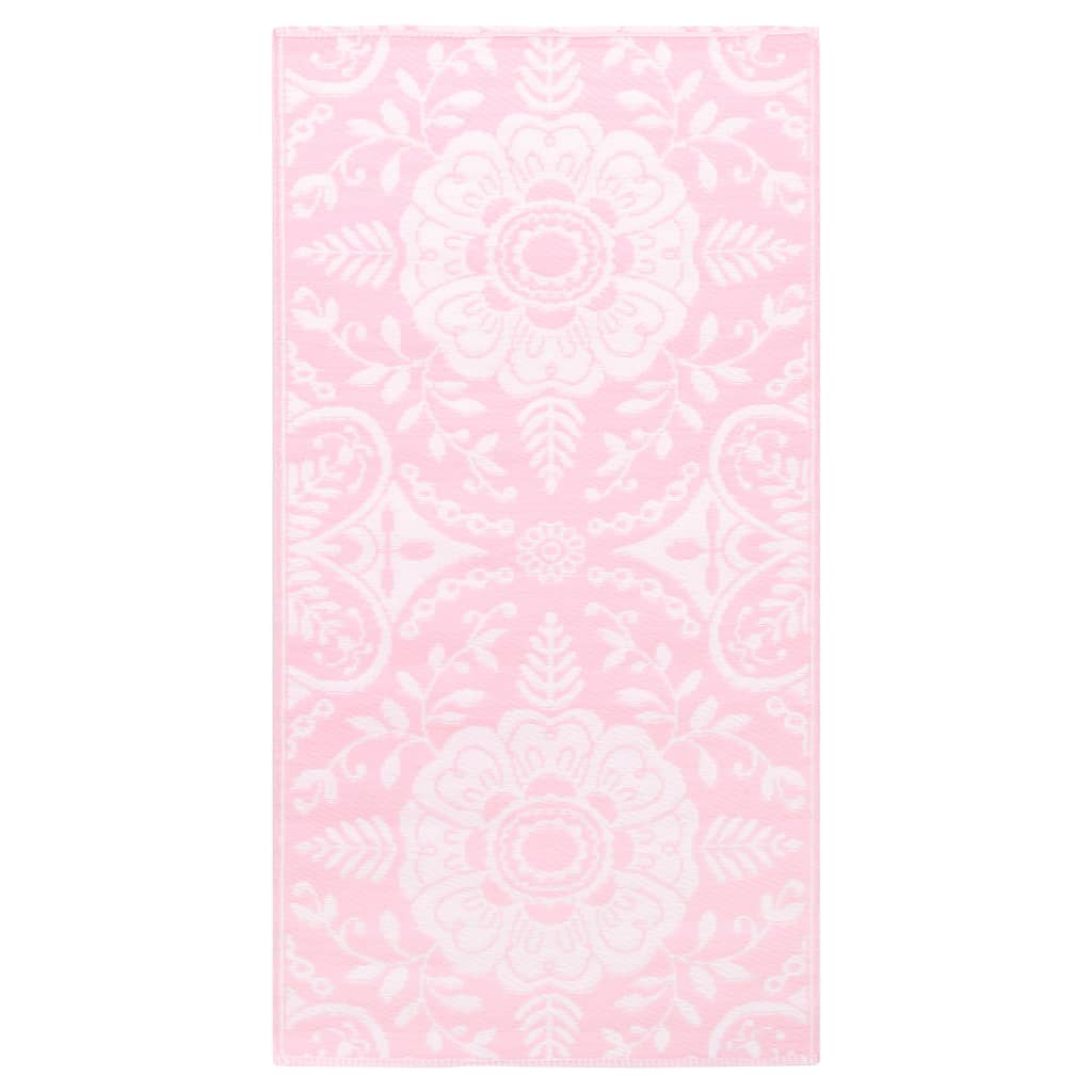 Tappeto da Esterni ARAKIL Rosa 80x150 cm in PP