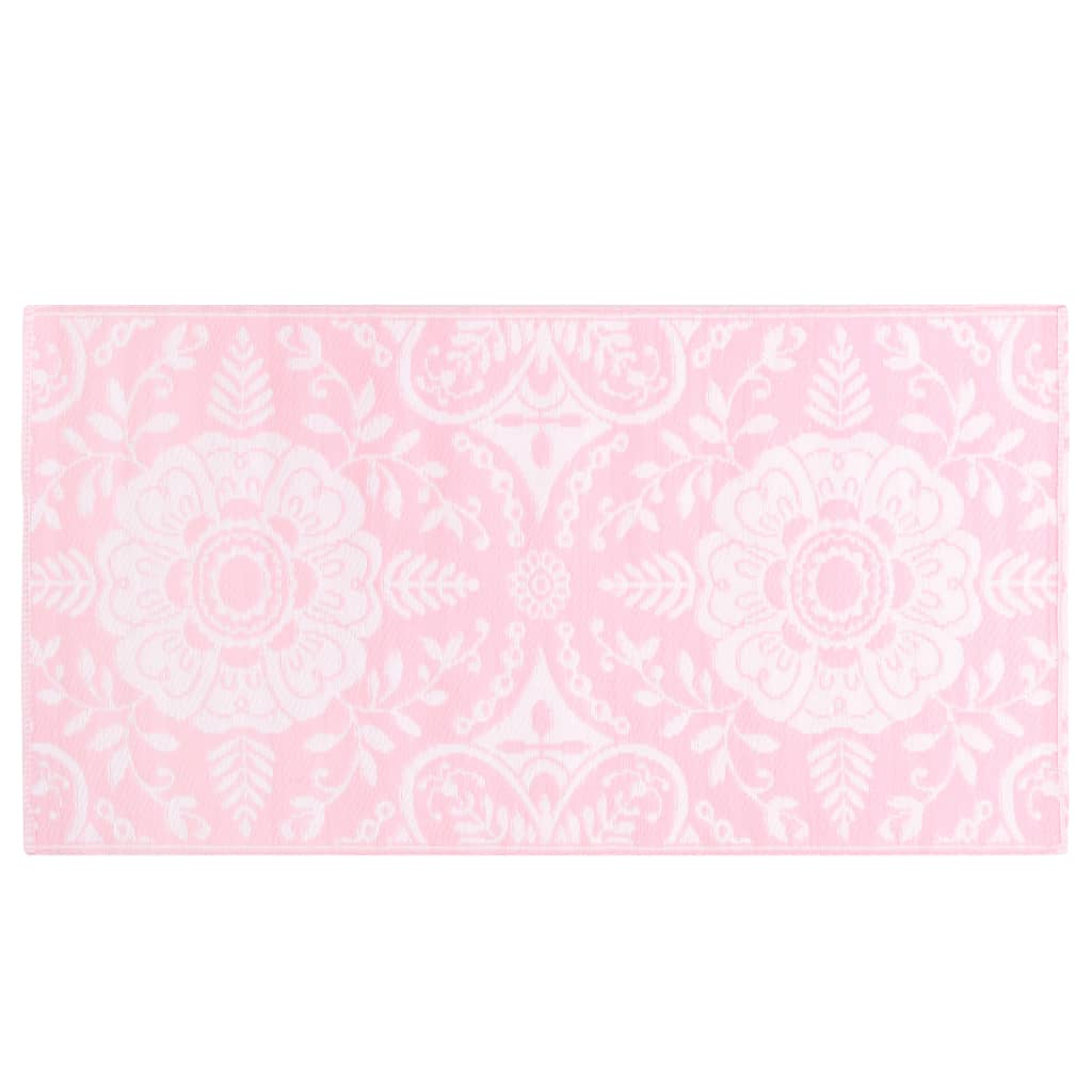 Tappeto da Esterni ARAKIL Rosa 80x150 cm in PP
