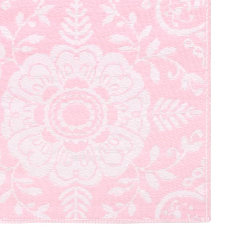 Tappeto da Esterni ARAKIL Rosa 80x150 cm in PP