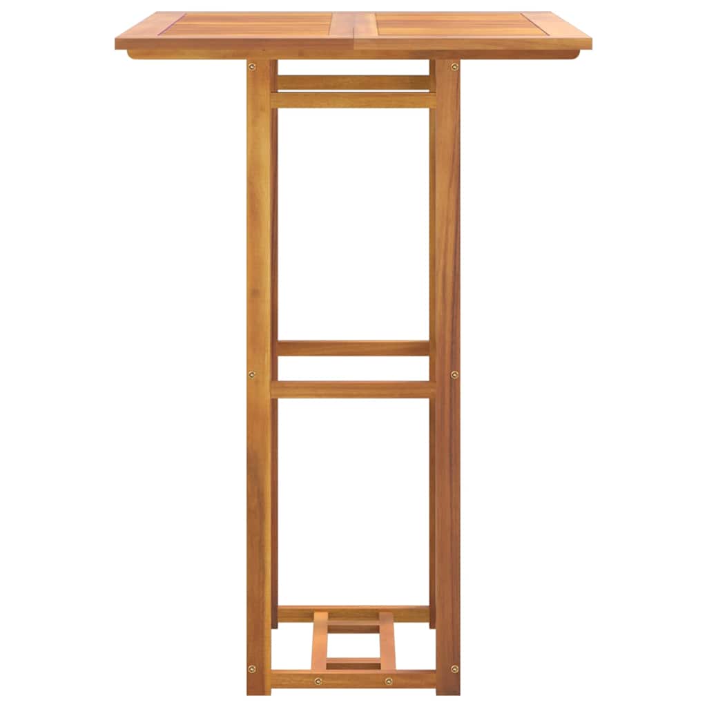 Set da Bar per Esterni 5 pz in Legno Massello di Acacia