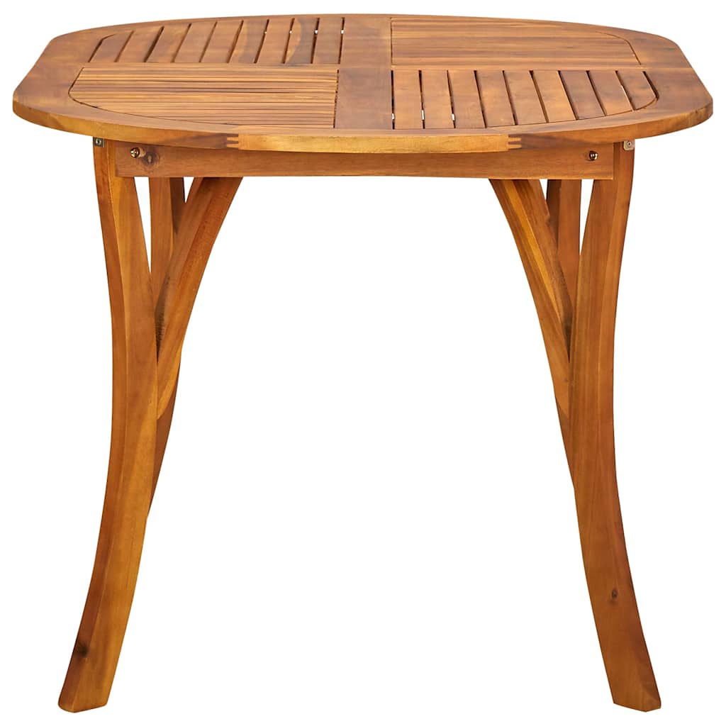 Tavolo da Giardino 150x90x75 cm in Massello di Acacia