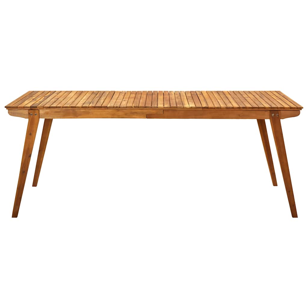 Tavolo da Giardino 201,5x100x75 cm in Legno Massello di Acacia