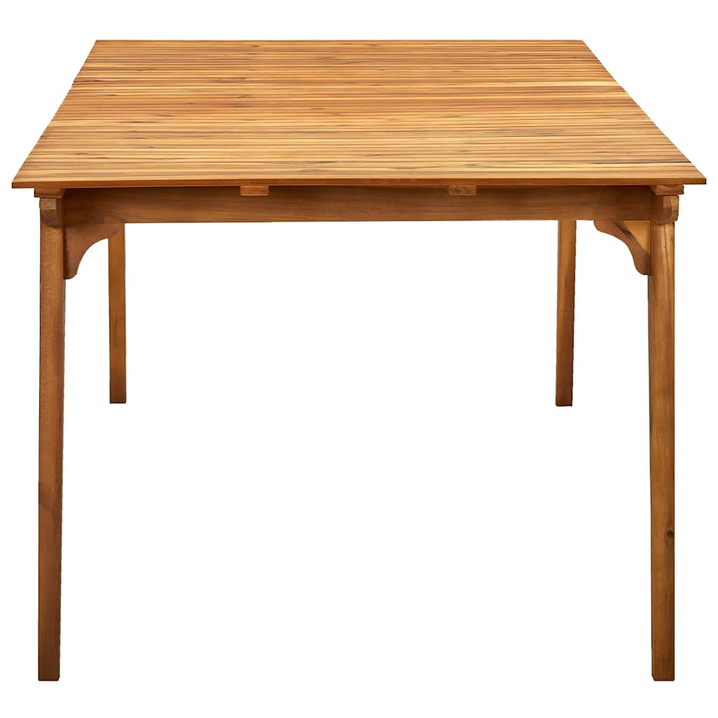 Tavolo da Giardino 201,5x100x75 cm in Legno Massello di Acacia