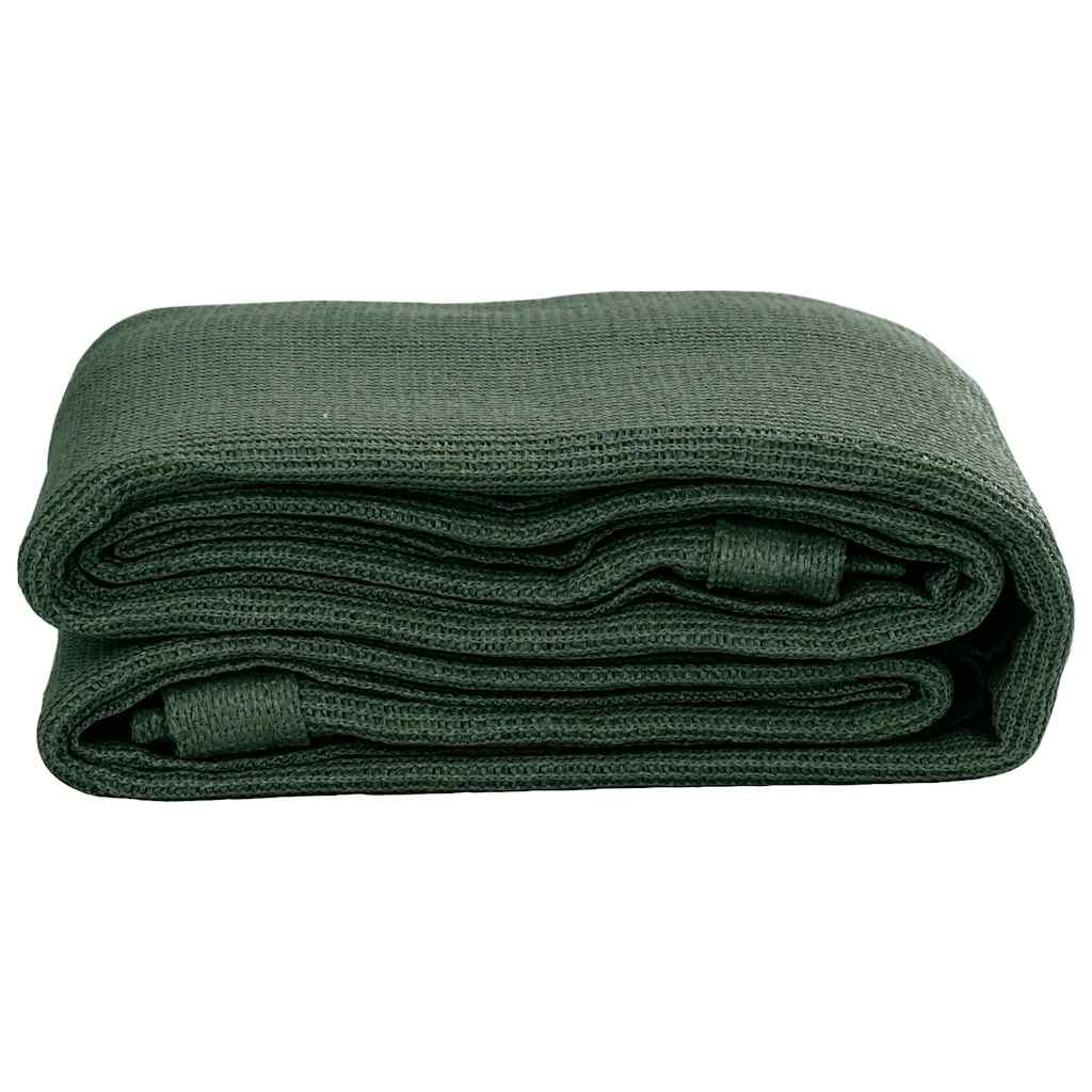 Tappeto da Tenda 250x250 cm Verde Scuro
