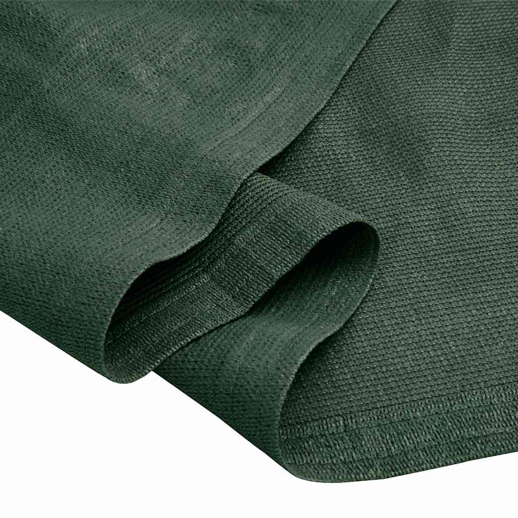 Tappeto da Tenda 400x700 cm Verde Scuro in HDPE