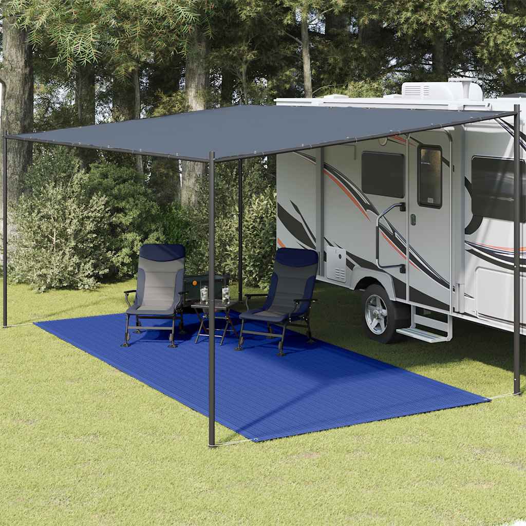 Tappeto da Tenda 250x550 cm Blu