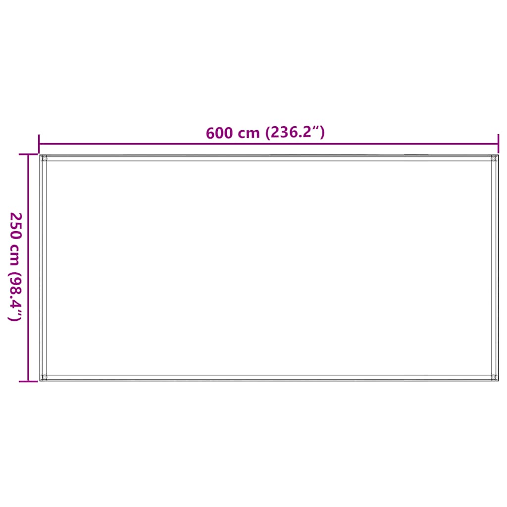 Tappeto da Tenda 250x600 cm Talpa